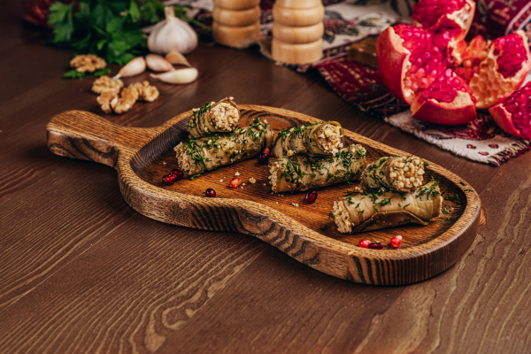 Рулетики из баклажанов