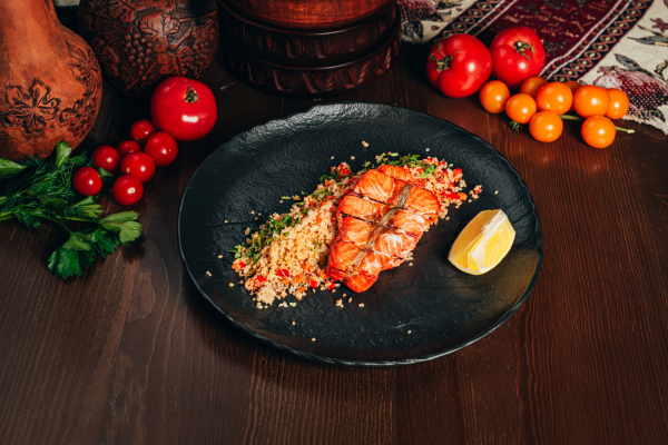 Севанская форель с булгуром